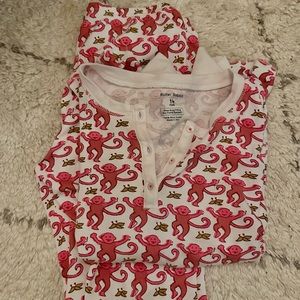 Kids Roller Rabbit Size 14 Pink Monkeys